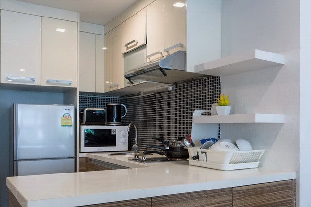 Condominium for rent Pattaya showing the kitchen Condominium for rent Pattaya showing the kitchen
