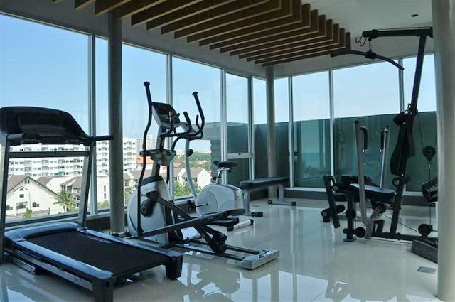 Condominium for rent Jomtien showing the gymnasium Condominium for rent Jomtien showing the gymnasium