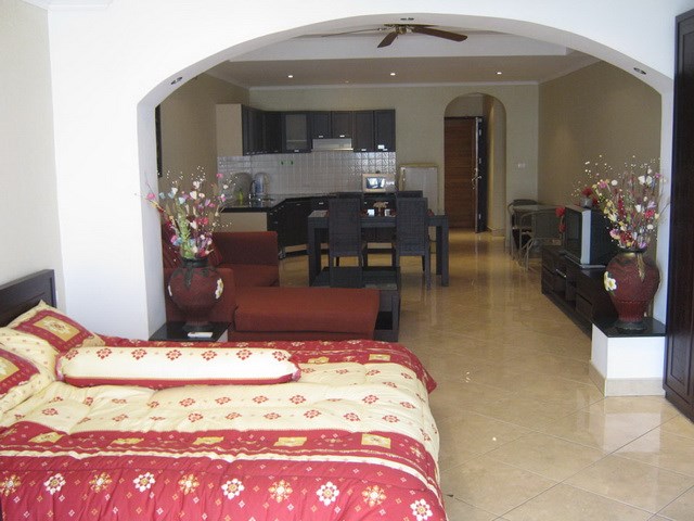 Condominium for rent Jomtien showing the studio suite Condominium for rent Jomtien showing the studio suite